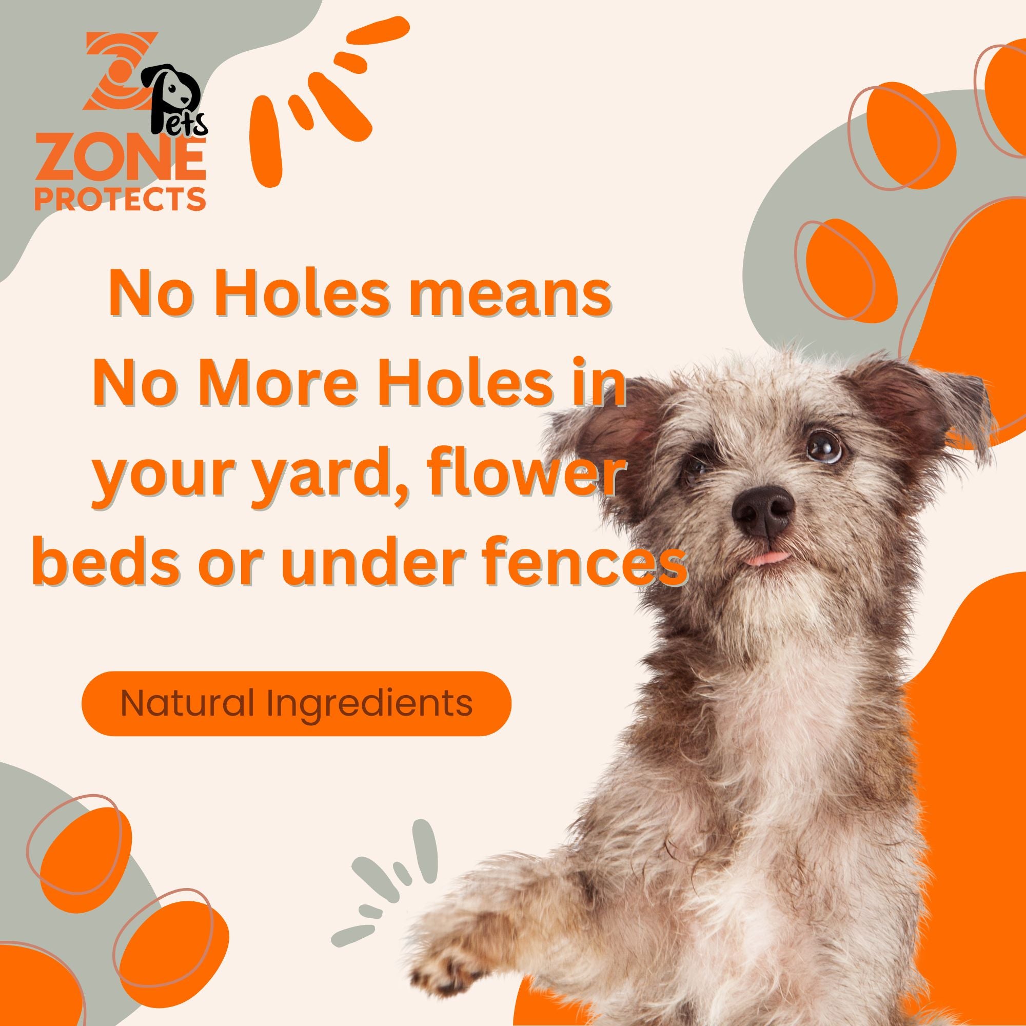 No Holes! Digging Dog Prevention; Twin Spray Bundle