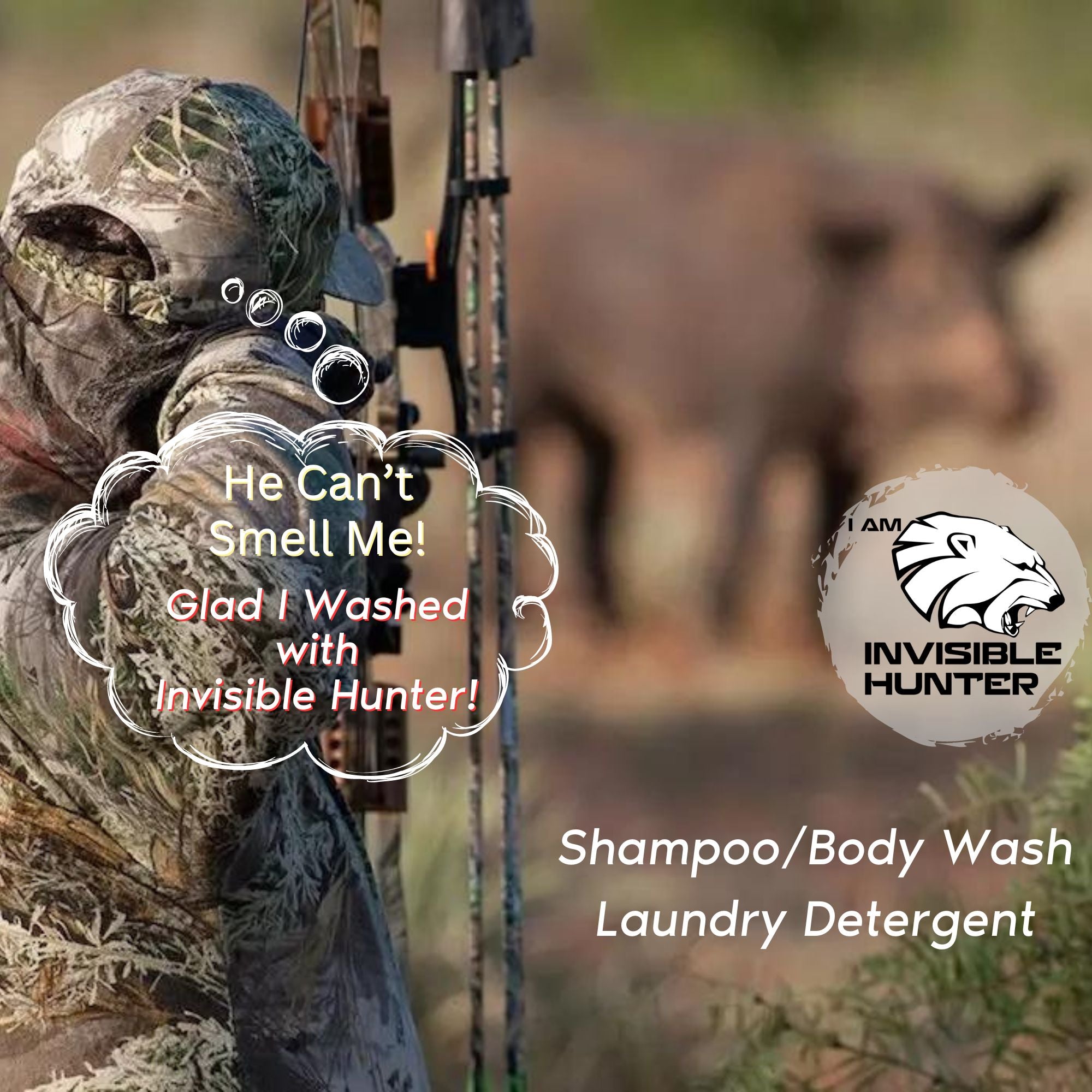 Invisible Hunter Scent Eliminator Shampoo/Body Wash