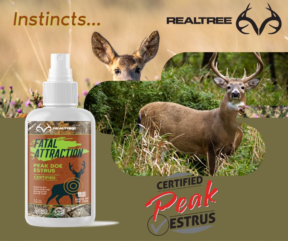Deer Attractant; Realtree Fatal Attraction Deer Attractant Peak Doe Estrus