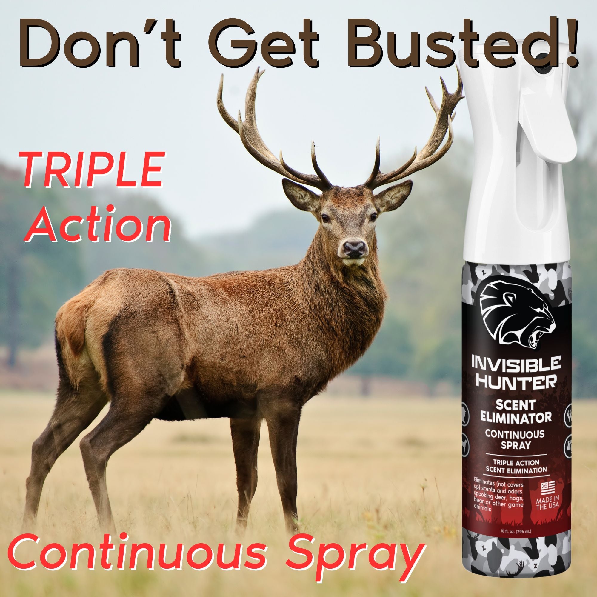 Invisible Hunter Scent Eliminator Continuous Spray