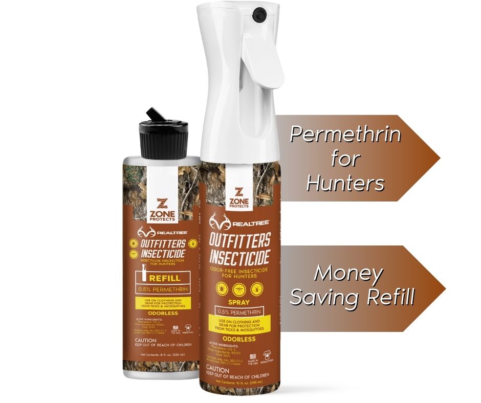 Realtree Outfitter's Permethrin Spray Bundle, Mistosol + Refill