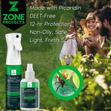 Insect Repellent, Picaridin, Scented Two Pack + Refill