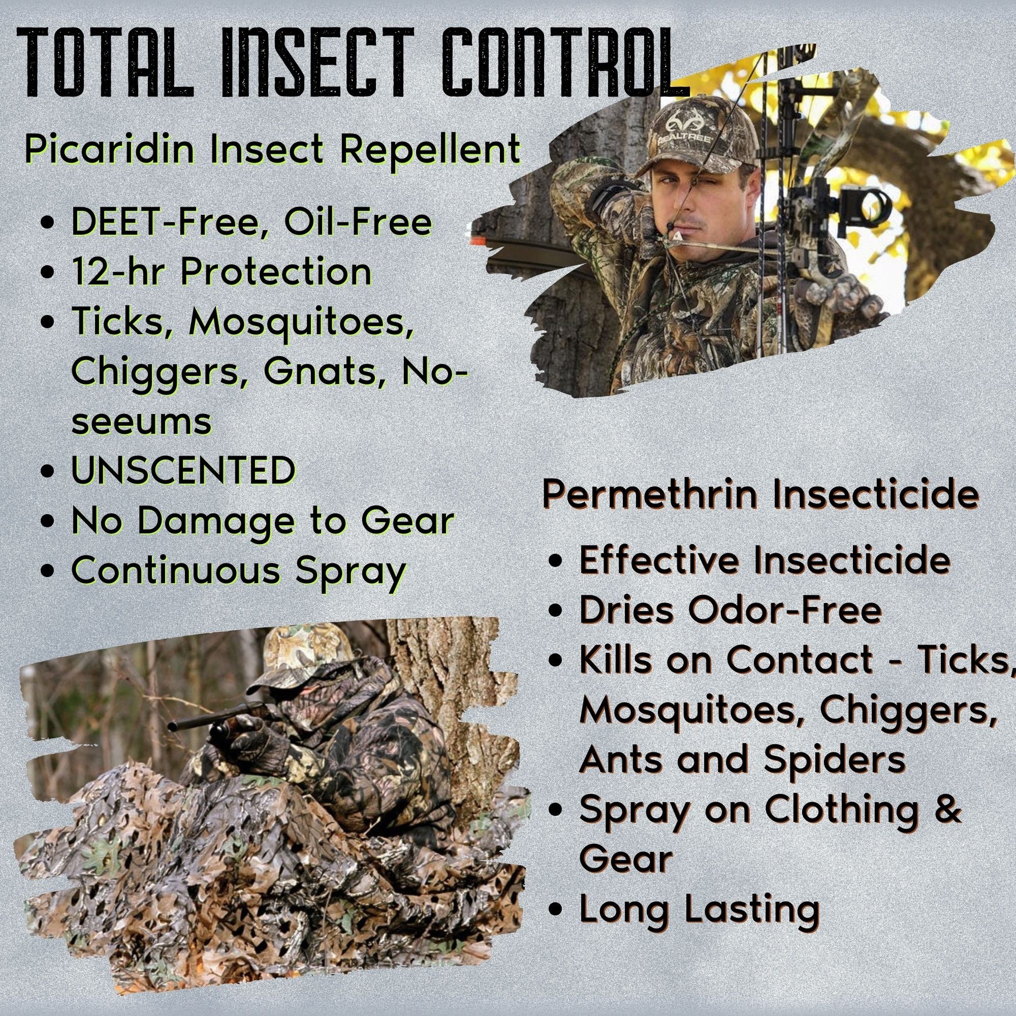 Hunter's Insect Control with Picaridin and Permethrin – Zone Protects