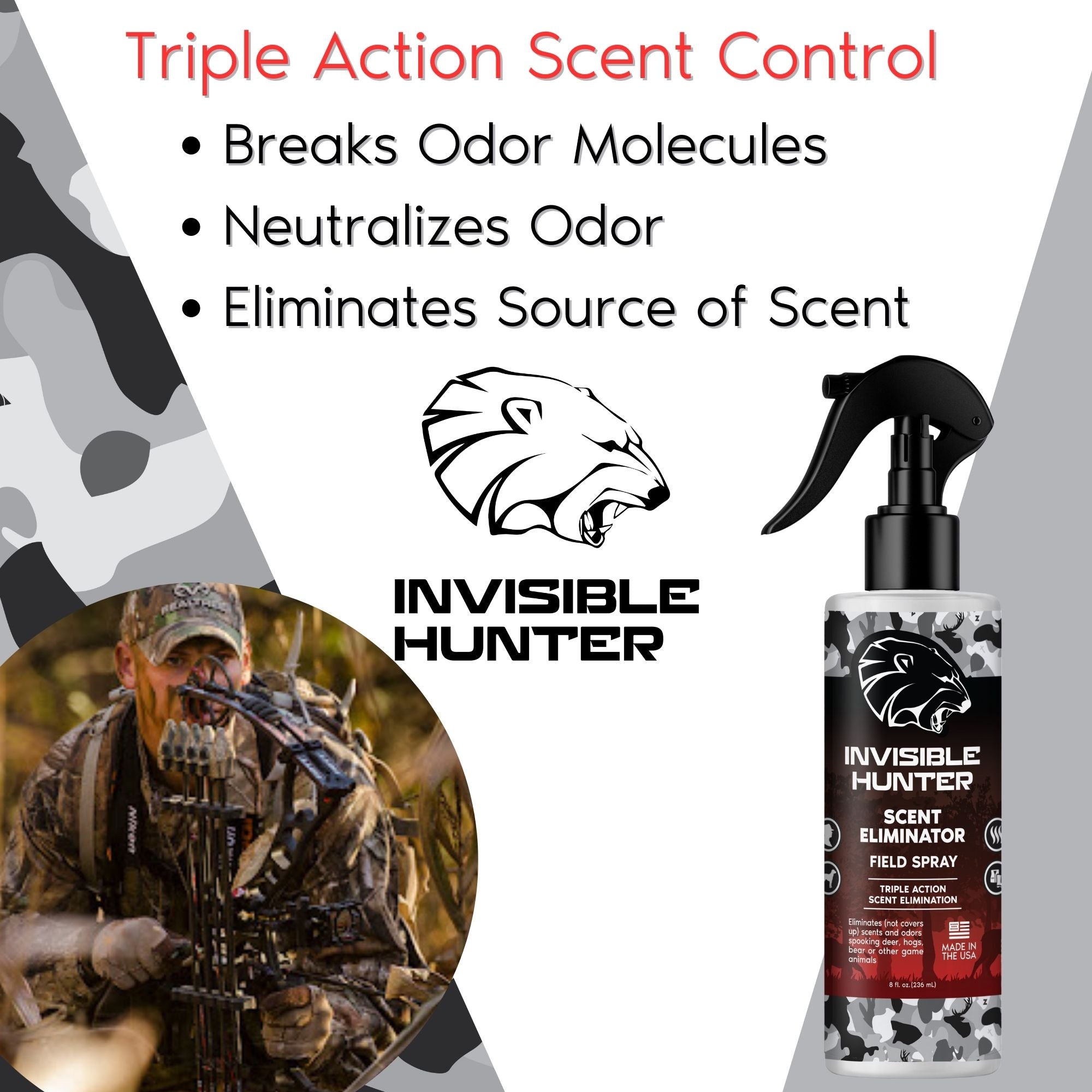 Invisible Hunter Scent Eliminator Field Spray