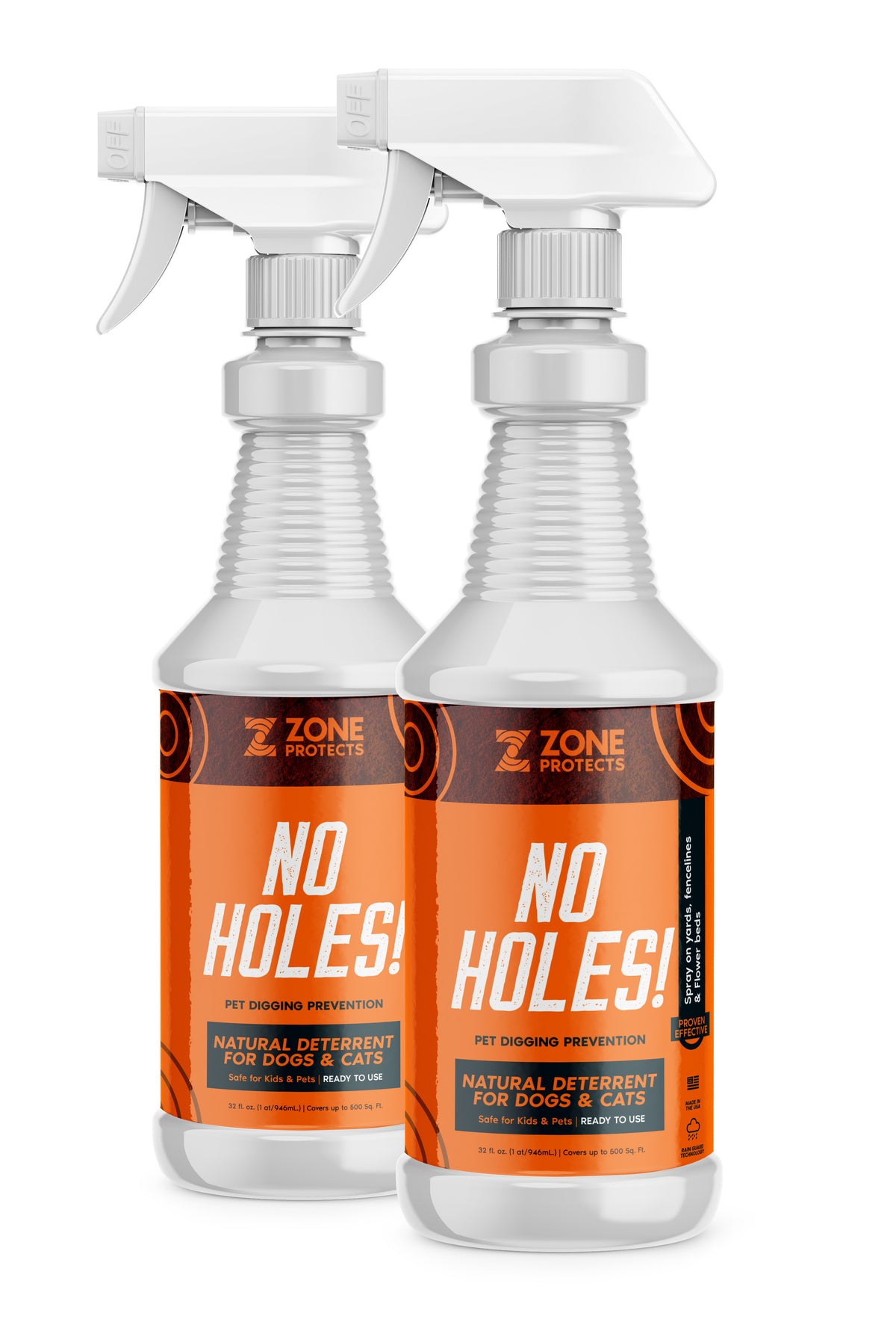 Zone Protects No Holes! Digging Dog Prevention; Twin Spray Bundle